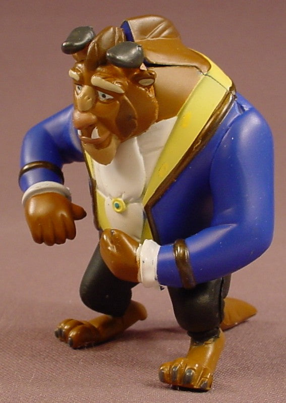 Disney Beauty & The Beast Adam The Beast PVC Figure With Moveable Arms, 3 Inches Tall, Figurine