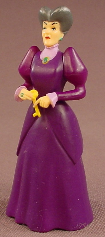 Disney Cinderella Evil Stepmother Lady Tremaine Holding A Key PVC Figure, 3 1/2 Inches Tall, Villain, Figurine