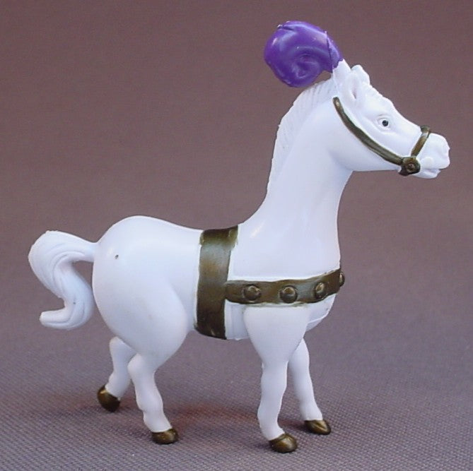 Disney Sleeping Beauty Prince Phillip's White Horse Samson PVC Figure, 2 1/2 Inches Tall, Figurine