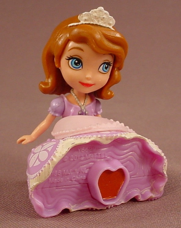 Disney Sofia The First And Friends Doll With A Purple & Pink Dress, Bends At The Waist So She Can Sit, 2012 Mattel