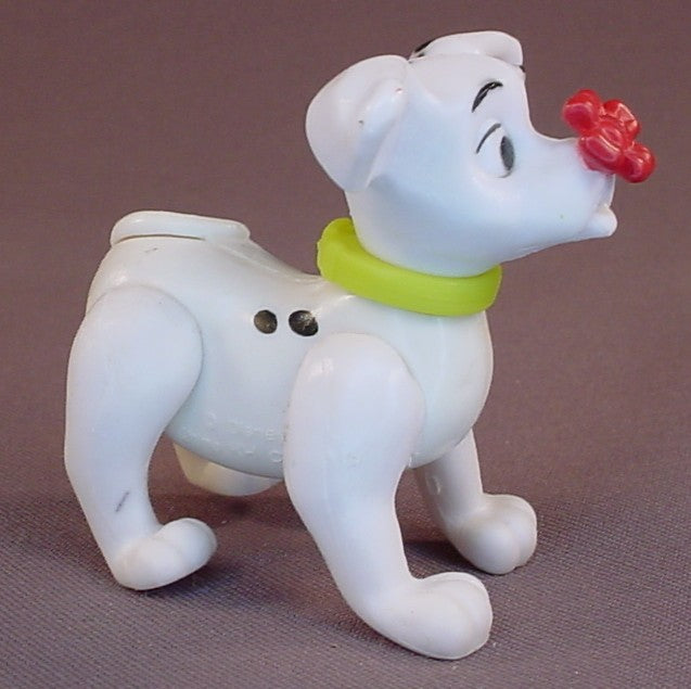 Disney 101 Dalmatians Dog With A Flower In His Nose, 2 1/2 Inches Tall, The Head & Legs Move, 102, McDonalds