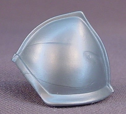 Playmobil Silver Gray Bullet Shaped Helmet With Sloped Sides, 3268 3274 3314 3316 3889 4133 4583