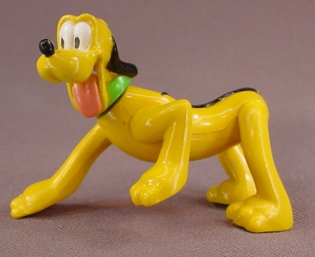 Disney Pluto PVC Figure, The Head & Legs Are Moveable, 2 1/2 Inches Long, Figurine