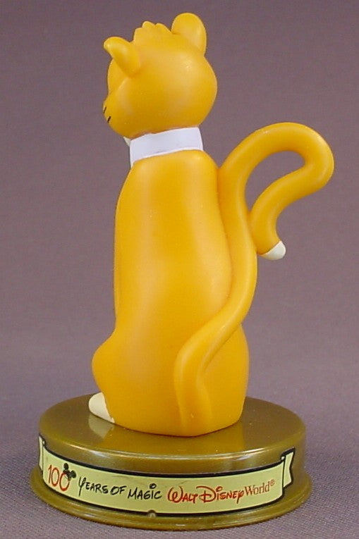Disney 100 Years Of Magic O'Malley The Cat PVC Figure On A Base, Walt Disney World, The Aristocats Movie, 2002 McDonalds