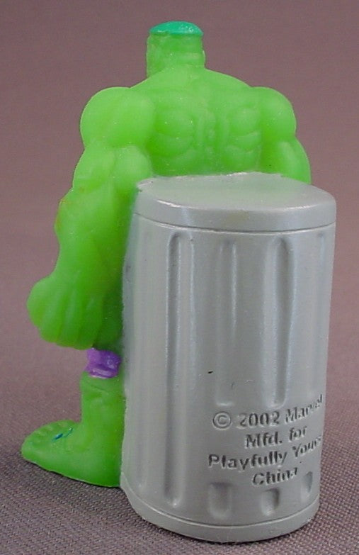 The Incredible Hulk Vinyl Squeezable Water Squirter Figure Toy, 2 1/2 Inches Tall, Originally Came In A Sand Or Water Bucket Play Set, Marvel