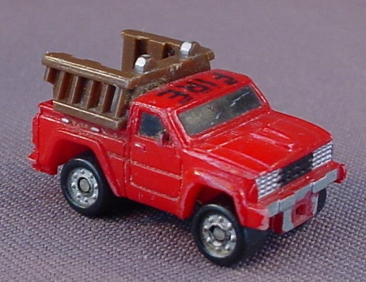Micro Machines 1988 Funrise Red Datsun Fire Truck