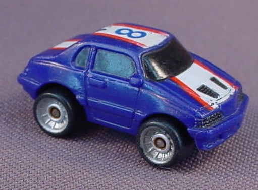 Micro Machines Hot Wheels 1980's Blue Number 8 Ford Thunderbird, 1988 Galoob