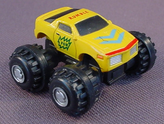 Micro Machines 1988 Funrise Yellow Pontiac Firebird Or Camaro Monster Truck