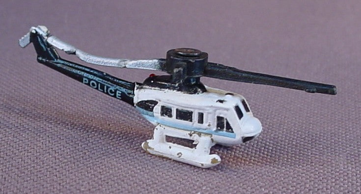 Micro Machines Mini UH-1N Huey Police Helicopter, 1987 Galoob