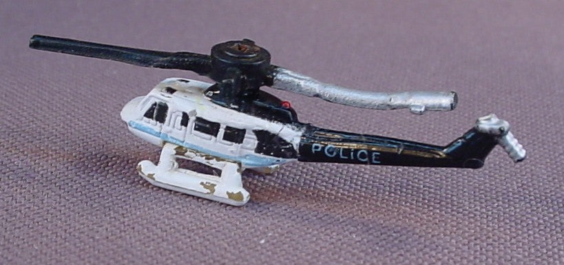 Micro Machines Mini UH-1N Huey Police Helicopter, 1987 Galoob