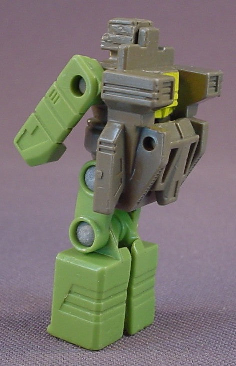 Transformers G1 Headmaster Duros Figure, The Right Arm Is Broken Off & Missing, Hardhead, 2 Inches Tall, 1987 Hasbro