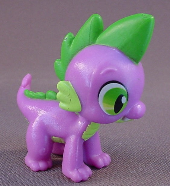 My Little Pony Spike The Dragon PVC Figure, Royal Castle Friends, Blind Bag, G4, C-029 A, 2 1/8 Inches Tall