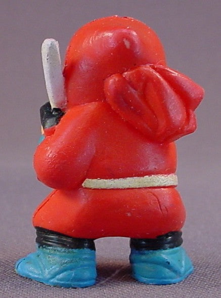 Soma Ninja In Red Clothes PVC Figure, 1 5/8 Inches Tall, 1986