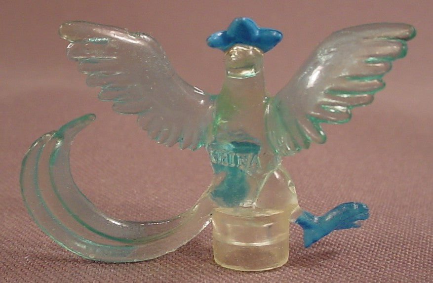 Pokemon Clear Blue Articuno Figure, Battle Stadium, 1 1/8 Inches Tall, No Base, Transparent