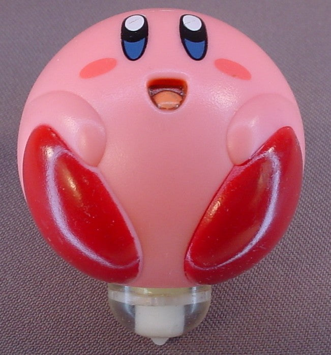 Pokemon Pink Kirby Spinner Top Figure, 2 1/2 Inches Tall, 2002 Burger King