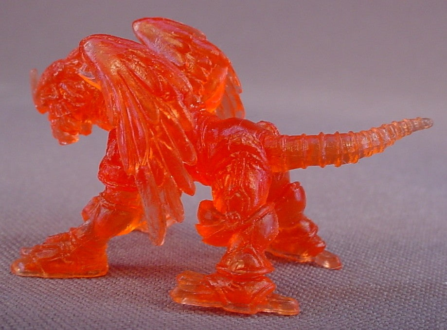 Digimon Ancientgreymon Clear Red PVC Figure, 2 Inches Long, Transparent, Dragon, Ancient Greymon, 2002 Bandai