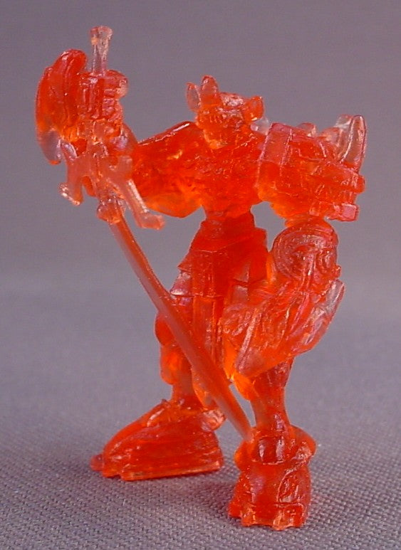 Digimon Emperorgreymon Kaisergreymon Clear Red PVC Figure, 1 3/4 Inches Tall, Transparent, Emperor Greymon, 2002 Bandai