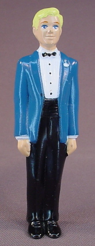 Melanie's Mall Prom King PVC Figure In A Tuxedo, 3 3/4 Inches Tall, Melanie's Prom Queen Date, 1996 CTI, Cap Toys