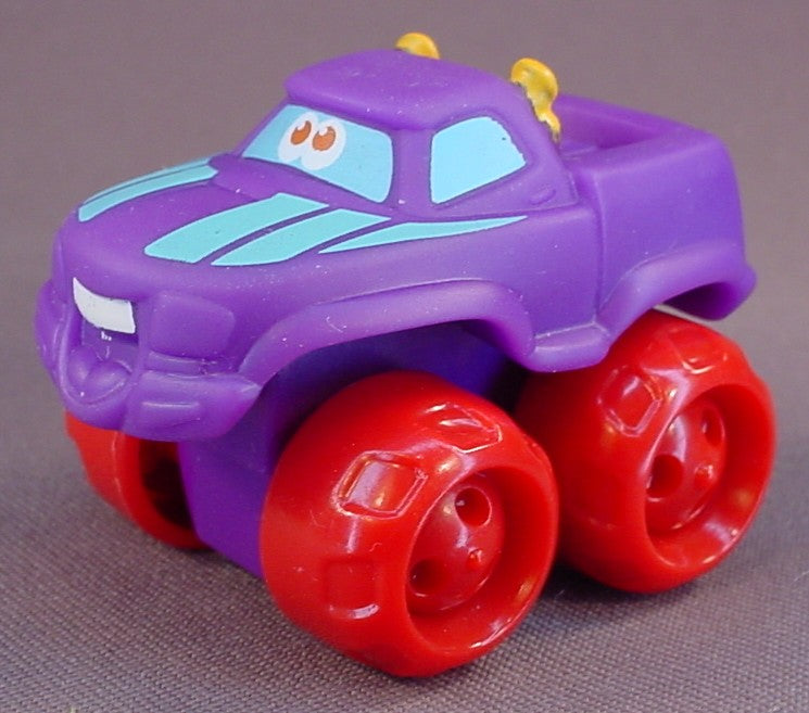 Playskool Tonka Wheel Pals Purple And Blue Monster Truck With Red Wheels, 2 1/4 Inches Long
