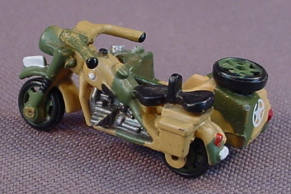 Micro Machines Military BMW R75 Motorcycle With A Sidecar, 1987 Galoob