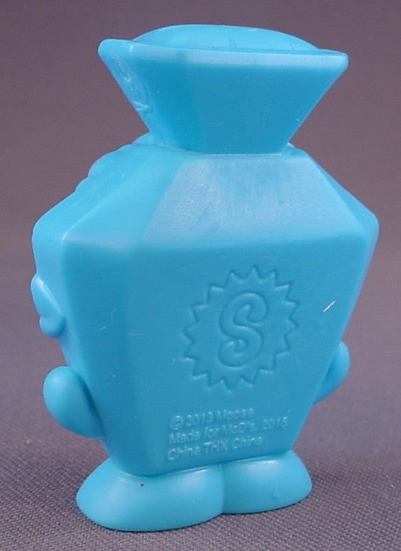 Shopkins Blue Penelope Perfume Bottle Figure, 2 1/4 Inches Tall, 2015 McDonalds