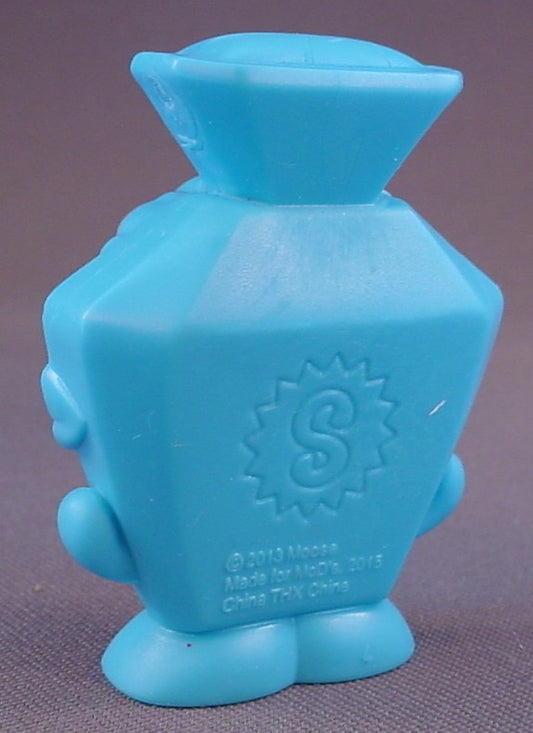 Shopkins Blue Penelope Perfume Bottle Figure, 2 1/4 Inches Tall, 2015 McDonalds