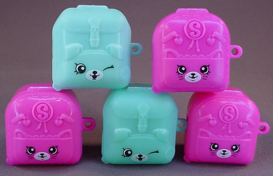 Shopkins Lot Of Five Cases, They Can Be Connected Together