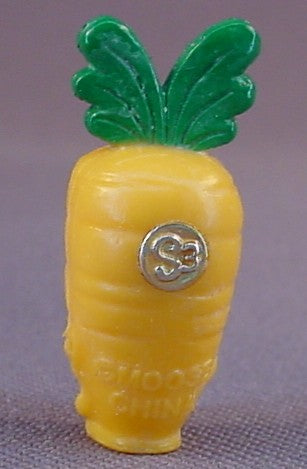 Shopkins Wild Carrot, Special Edition, Has A Gold Medallion In The Back