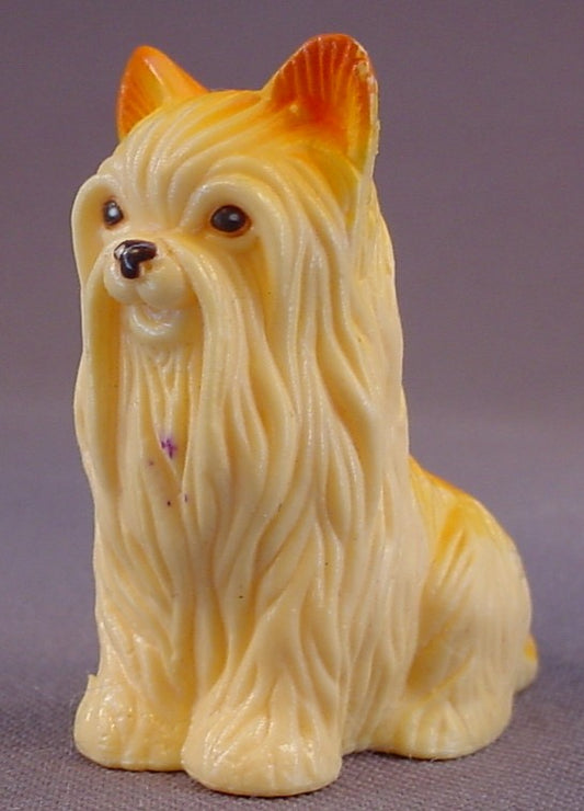Barbie Wee 3 Friends Yorkshire Terrier Puppy Dog PVC Figure, 1 7/8 Inches Tall, Yorkie, 2005 Mattel