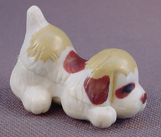 Littlest Pet Shop Vintage St Bernard Puppy Dog Figure, Chubby, Beethoven's 2nd, Nuzzletime Nursery, 1993 Kenner, LPS