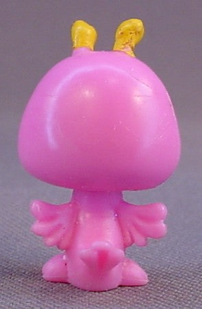 Littlest Pet Shop #2723 Pink Fairy Companion With Yellow Antenna, Rainbow Shimmering Sky Park, LPS, Hasbro