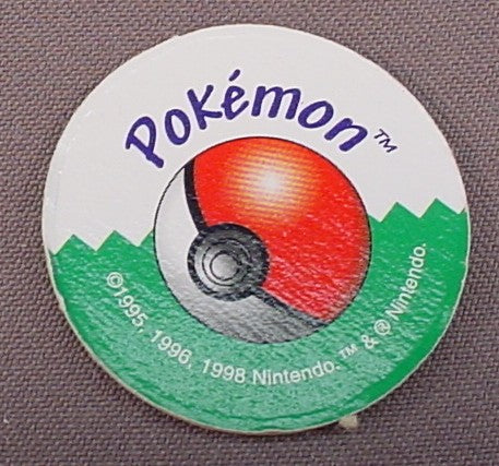 Pokemon Master Trainer Board Game Replacement #101 Electrode Disc, Cardboard Pog, 1998 Nintendo