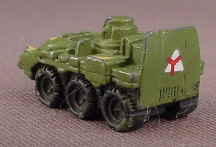 Mega Force Missile Launcher Military Vehicle, Solid Diecast Metal, Megaforce, 1989 Kenner, Parkertoys, KPT89, Die-Cast Metal, 1 1/8 Inches Long, Micro Machines Size