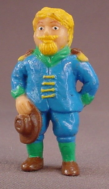 Military Officer Or Ship Captain PVC Figure, 2 1/8 Inches Tall, Soma