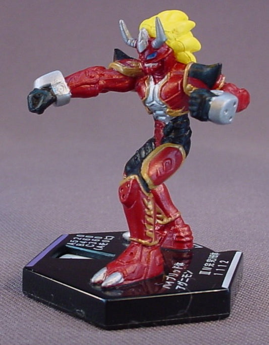 Digimon Frontier Digital Monster Battle Agunimon Figure On A Base, 2002 Bandai