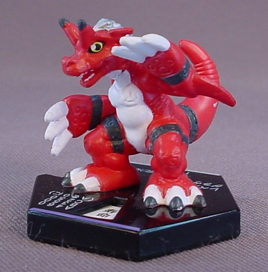 Digimon Frontier Digital Monster Battle Growlmon Figure On A Base, 2002 Bandai