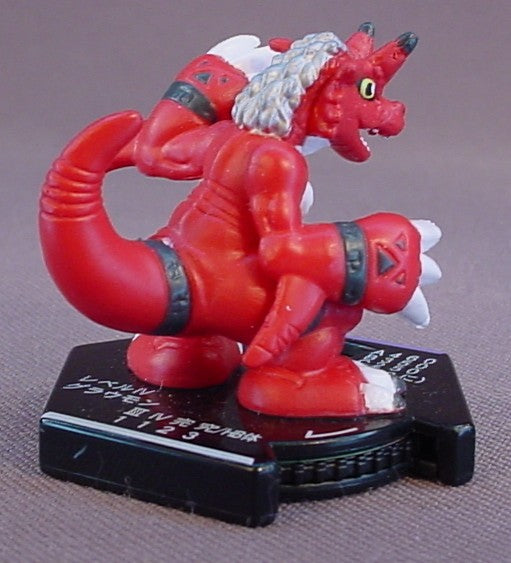 Digimon Frontier Digital Monster Battle Growlmon Figure On A Base, 2002 Bandai
