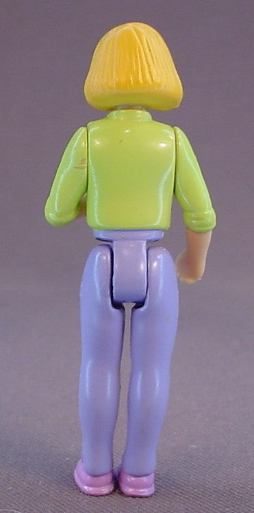 Fisher Price Sweet Streets Mom Or Mother Figure, 3 Inches Tall, Bends At The Waist, From A Country Cottage Set, 2000