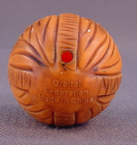 Maniac Orbs Orange Super Maskiac Ball, Supreme, 1 Inch In Diameter, Orbital Federation, Rare, Similar To Madballs But Smaller And Solid Rubber