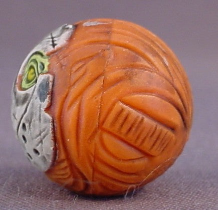 Maniac Orbs Orange Super Maskiac Ball, Supreme, 1 Inch In Diameter, Orbital Federation, Rare, Similar To Madballs But Smaller And Solid Rubber