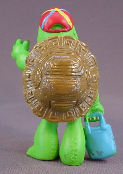Franklin The Turtle Wearing His School Cap Or Hat And Carrying His Lunch Bag PVC Figure, 2 3/4 Inches Tall, 1997 Irwin Toy