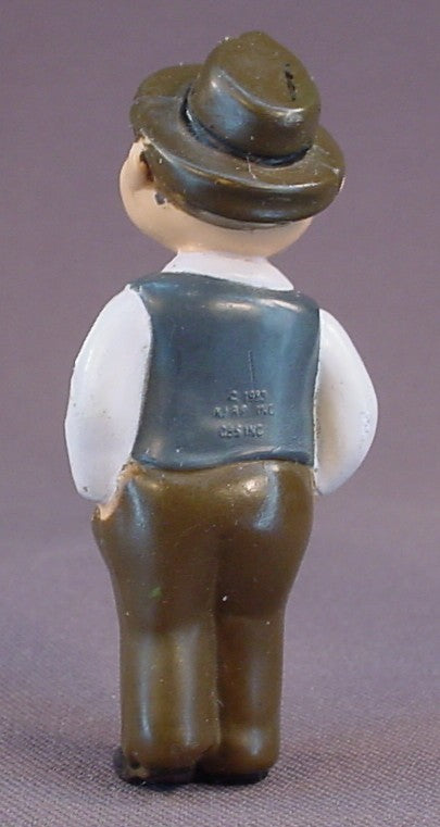 Alvin & The Chipmunks Uncle Harry Smoking A Cigar PVC Figure, 2 3/4 Inches Tall, 1983, CBS Inc. K/RP Inc