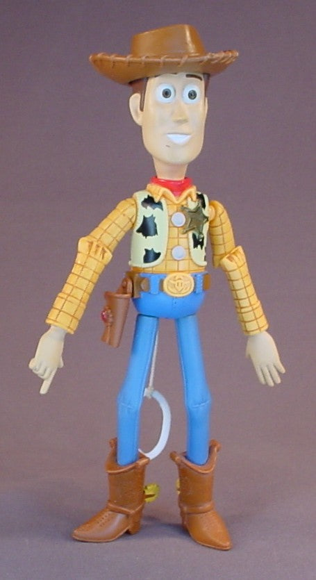 Disney Toy Story Collapsin' Woody Cowboy Toy With Removable Hat, 7 1/2 Inches Tall, 2008 Mattel, Collapsing