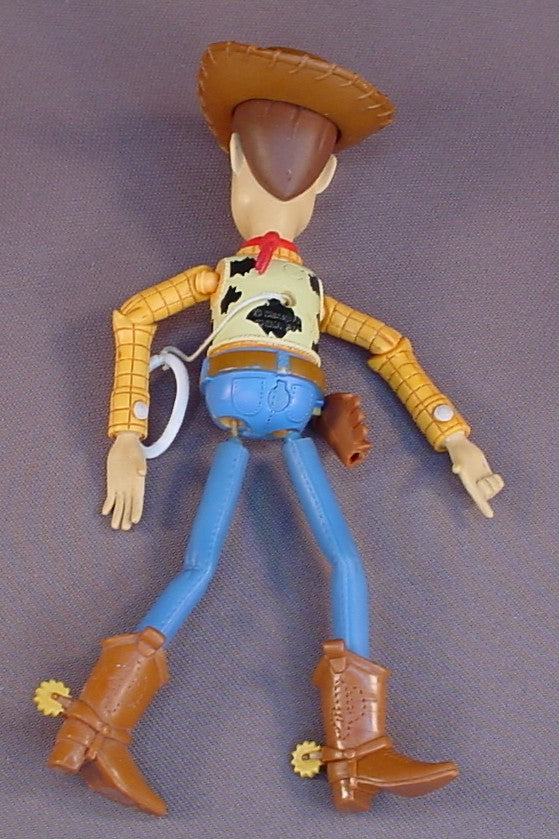 Disney Toy Story Collapsin' Woody Cowboy Toy With Removable Hat, 7 1/2 Inches Tall, 2008 Mattel, Collapsing