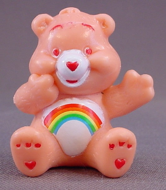 Care Bears Cheer Bear In A Sitting Pose PVC Figure, 1 3/4 Inches Tall, TCFC