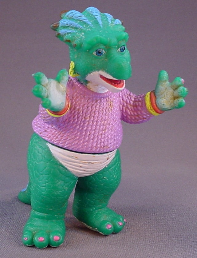Disney Dinosaurs TV Show Sinclair Family Charlene The Teenage Daughter Figure Toy, 4 3/4 Inches Tall, Vinyl Figure, Swivels At The Waist, 1991