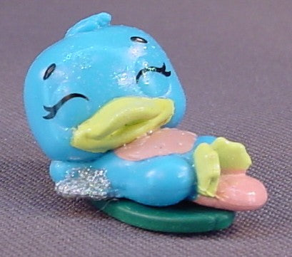 Hatchimals Blue Sunshine Duckle Figure, Mermal Magic, Season 5, Colleggtibles, Spin Master, Spinmaster, With Removable Surfboard