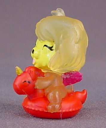 Hatchimals Racing Puppit Figure Riding An Inflatable Unicorn Floaty, Mermal Magic, Season 5, Colleggtibles, Spin Master, Spinmaster