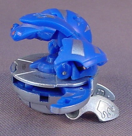 Bakugan Battle Brawlers New Vestroia Aquos Mutant Elfin 1150G Mechantium Surge High G Power, 2009, Has A Metal Bottom, Has A Metal Ring With Different G-Powers, One Of The Metal Legs Does Not Stay Folded Up