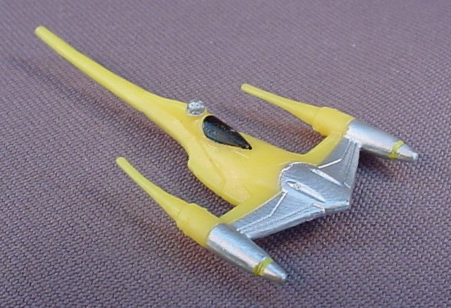 Star Wars Micro Machines Naboo Starfighter, Battle For Naboo Gold Series, 2015-2016 Hasbro, The Force Awakens